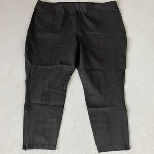 Old Navy 4X Gray High Rise Pixie Skinny Side Zip Womens Pants